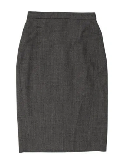 Pre-owned Dsquared2 Wool Mini Skirt In Gray