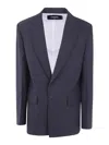 Dsquared2 Wool Over Jacket In Black