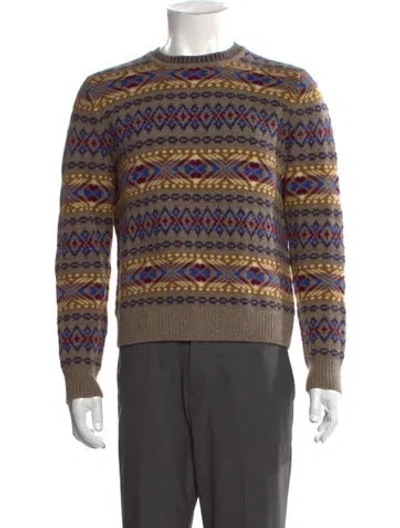 Pre-owned Dsquared2 Wool Printed Pullover In Multi