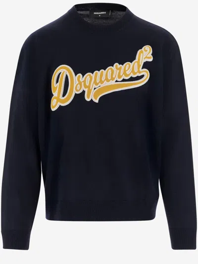 DSQUARED2 WOOL PULLOVER WITH LOGO
