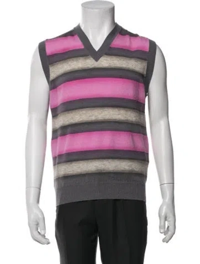 Pre-owned Dsquared2 Wool Striped Pullover In Multicolor