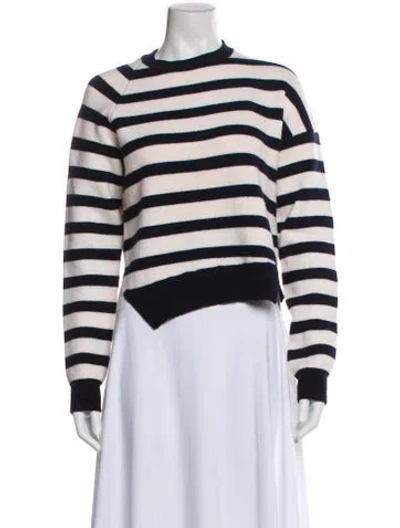 Pre-owned Dsquared2 Wool Striped Sweater In Neutral