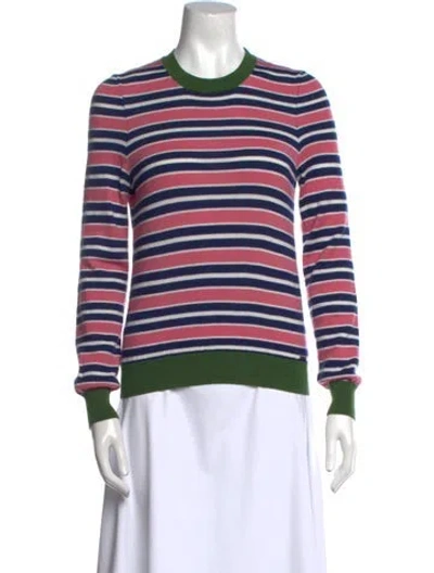 Pre-owned Dsquared2 Wool Striped Sweater In Pink