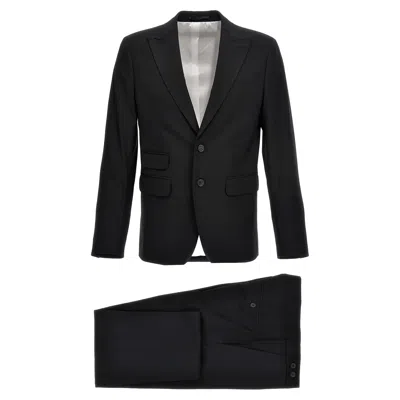 Dsquared2 Wool Suit In Black
