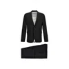 Dsquared2 Black Elastane Two-piece Suit In Black