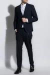 Dsquared2 Wool Suit In Navy Blue