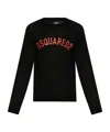 Dsquared2 Logo-print Sweater In Black