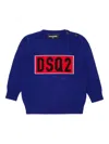 Dsquared2 Wool Sweater In Blue