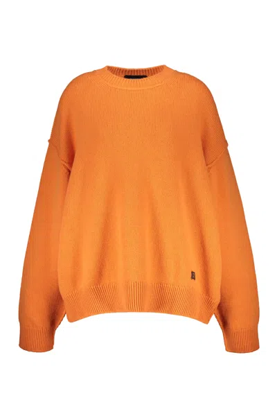 Dsquared2 Wool Sweater In Orange
