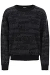 DSQUARED2 DSQUARED2 WOOL SWEATER WITH LOGO LETTERING MOTIF MEN