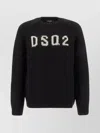 DSQUARED2 WOOL SWEATER WITH RAGLAN SLEEVES AND TEXTURED KNIT