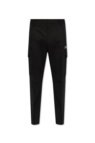 Dsquared2 Wool Trousers  In Black