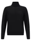 Dsquared2 Virgin Wool Turtleneck Sweater In Black