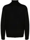 Dsquared2 Wool Turtleneck Sweater In Black