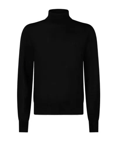 DSQUARED2 DSQUARED2 D2 LOGO EMBROIDERED TURTLENECK KNIT JUMPER