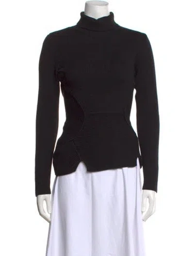 Pre-owned Dsquared2 Wool Turtleneck Sweater In Black