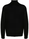 Dsquared2 Wool Turtleneck Sweater In Black