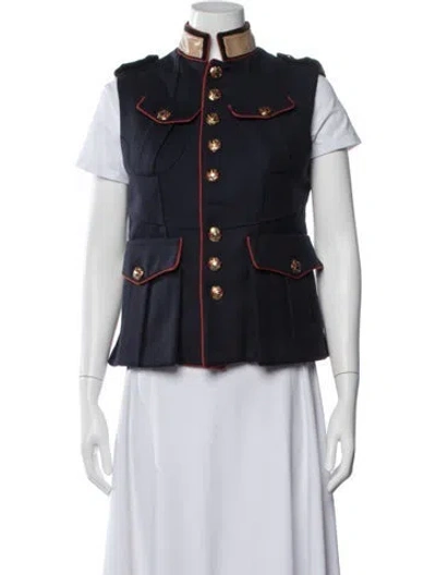 Pre-owned Dsquared2 Wool Vest In Blue