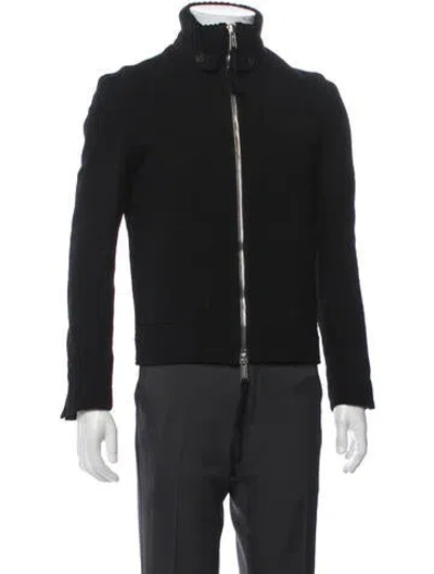 Pre-owned Dsquared2 Wool Windbreaker In Black