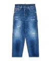 Dsquared2 Distressed Panelled Jeans In Blue