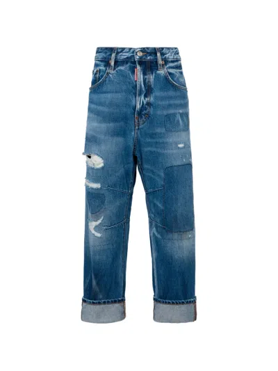 Dsquared2 Worker Kawaii Jeans In Blue