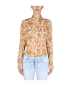 Dsquared2 Dsquared Women Crepe Shirt In Nude