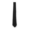 Dsquared2 Woven Silk Tie In Black