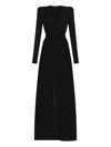 Dsquared2 Wrap-front Long-sleeve Dress In Black