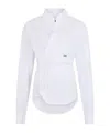 Dsquared2 Wrap Shirt In White
