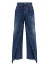 Dsquared2 X Better Double Wrap Stonewash Jeans In Blue