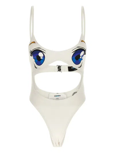 DSQUARED2 X BETTER PRINT CUTOUT BODYSUIT