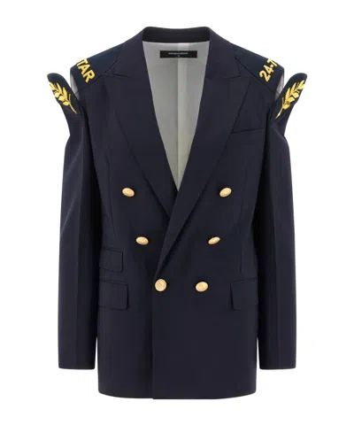 DSQUARED2 DSQUARED2 X BETTTER DOUBLE-BREASTED BLAZER