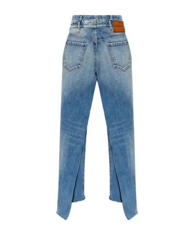 Dsquared2 X Bettter Frayed Jeans In Blue