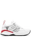 Dsquared2 S24 Dash Leather & Mesh Sneakers In White