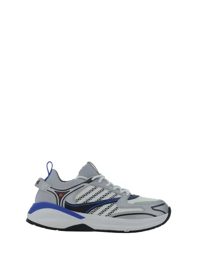 Dsquared2 X Dash Sneakers In Argento+nero+blu