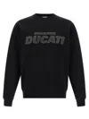 Dsquared2 X Ducati Capsule Crewneck Sweatshirt In Black
