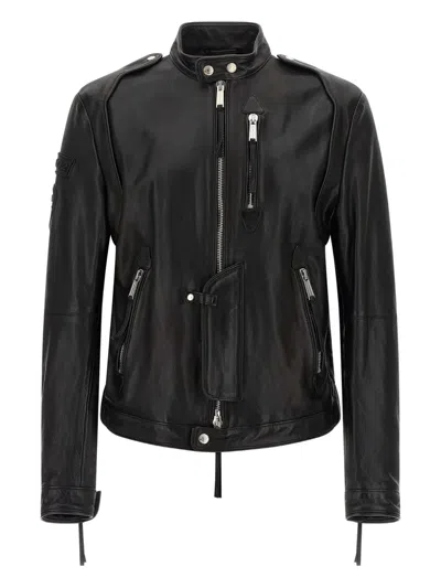 DSQUARED2 X DUCATI LEATHER JACKET