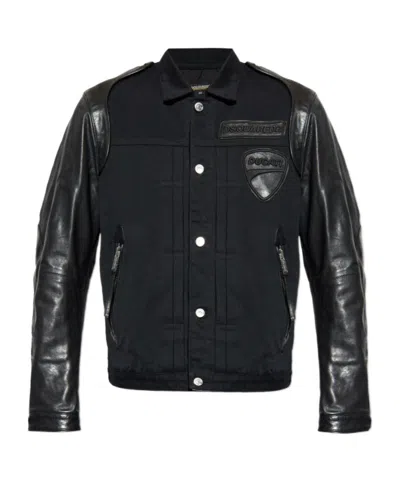 DSQUARED2 DSQUARED2 X DUCATI LEATHER JACKET