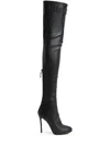 Dsquared2 X Ducati Leather Over-the-knee Boots In Black