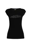 Dsquared2 X Ducati Logo Printed Crewneck T-shirt In Black