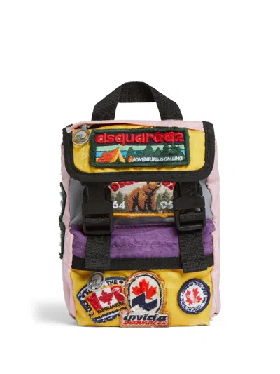 Dsquared2 X Invicta Patch-detail Backpack In Yellow