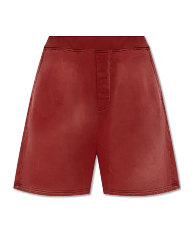 Dsquared2 X Invicta Wide-leg Shorts In Red