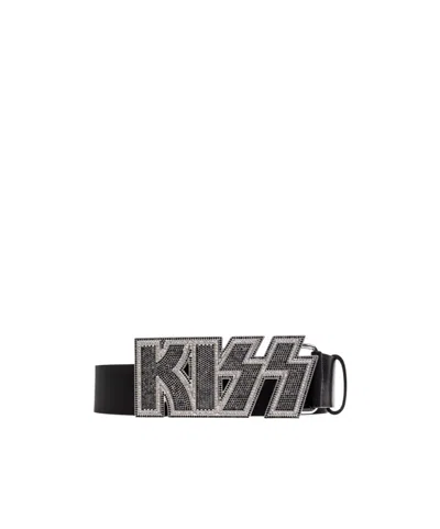 DSQUARED2 DSQUARED2 X KISS EMBELLISHED BUCKLED BELT