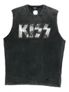 Dsquared2 X Kiss Studded Tank Top In Black