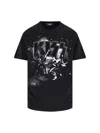 Dsquared2 Graphic Print Crew Neck Short Sleeve T-shirt In Black