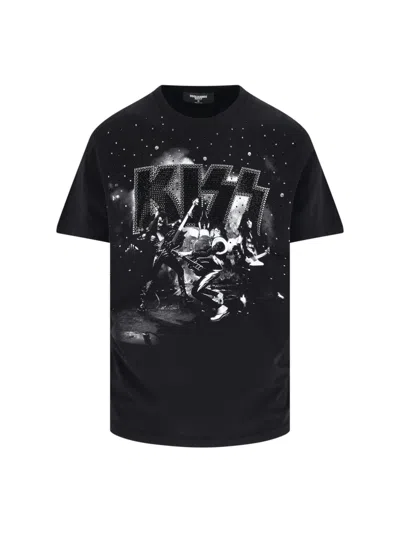 DSQUARED2 X KISS T-SHIRT CIGARETTE FIT