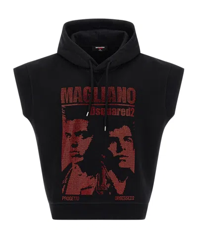 DSQUARED2 DSQUARED2 X MAGLIANO DRAWSTRING CAPSULE HOODIE