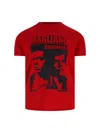 Dsquared2 D2 X Magliano Red Crewneck T-shirt With Maxi Print On The Front In Cotton Man In Multi