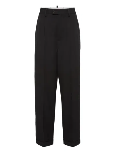 Dsquared2 X Magliano Luca's Tailored Trousers In Black