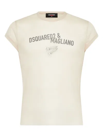 DSQUARED2 X MAGLIANO SHEER T-SHIRT